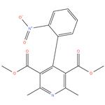 Nifedipine EP impurity A
Dimethyl 2,6-dimethyl-4-(2-nitrophenyl)pyridine-3,5- dicarboxylate (nitrophenylpyridine analogue)