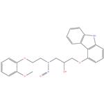 N-(3-((9H-Carbazol-4-yl)oxy)-2-hydroxypropyl)-N-(2-(2-methoxyphenoxy)ethyl)nitrous Amide