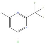 4-chloro-6-methyl-2-
(trifluoromethyl)pyrimidine