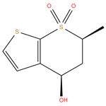 (4R,6S)-5,6-Dihydro-4-hydroxy-6-methylthieno [2,3-b] thiopyran-7,7-dioxide