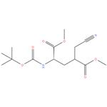 Dimethyl (2S)-2-((tert-butoxycarbonyl)amino)-4-(cyanomethyl)pentanedioate