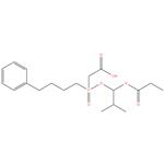 [(2-Methyl-1-propionylpropoxy)(4-phenylbutyl)phosphinoyl]acetic acid