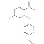 4-Chloro-2-(6-methoxy-3-pyridinylamino)-benzoic acid