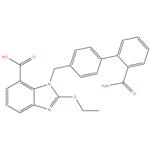 Azilsartan Impurity B
1-((2'-carbamoyl-[1,1'-biphenyl]-4-yl)methyl)
-2-ethoxy-1H-benzo[d]imidazole-7-carboxylic acid