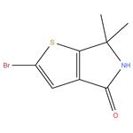 2 - bromo - 6,6 - dimethyl - 5,6 - dihydro - 4H - thieno [ 2,3 - c ] pyrrol - 4 - one