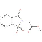 Piroxicam EP Impurity D
Methyl (1,1-dioxido-3-oxo-1,2-benzisothiazol-2(3H)-yl)acetate