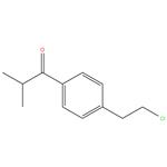 1- ( 4- ( 2 - chloroethyl ) phenyl ) -2 - methylpropan - 1 - one