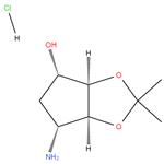 (3aR,4S,6R,6aS)-6-Amino-2,2-dimethyltetrahydro-cyclopenta[1,3]dioxol-4-ol hydrochloride