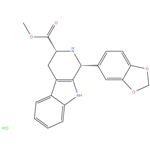 (1R,3R)-methyl 1-(benzo[d][1,3]dioxol-5-yl)-2,3,4,9-tetrahydro-1H-pyrido[3,4-b]indole-3-carboxylate hydrochloride