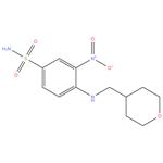 3-Nitro-4-[(oxan-4-ylmethyl)amino]benzenesulfonamide