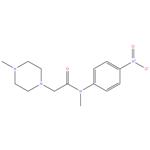 N-Methyl-2-(4-methylpiperazin-1-yl)-N-(4-nitrophenyl)acetamide