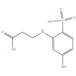 2-beta-Carboxyethylamino-4-aminobenzenesulfonic acid