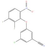 3-chloro-5-[(2,3-difluoro-6-nitrophenyl)oxy]benzonitrile