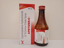 Cyproheptadine HCI 2 mg + Tricholine Citrate 275 mg 5 ml