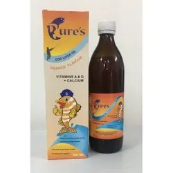 Pure's Cod Liver Oil, Packaging Type: Box, Packaging Size: 300 ml