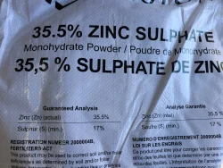 Zinc Sulphate Monohydrate, 25-50 kg, Powder