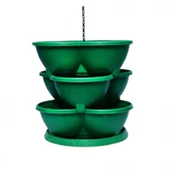 P.P.(Polypropylene) Vertica Stack Planter 5 Pieces Set
