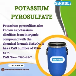 Potassium Pyrosulfate Manufacturers, Suppliers, Exporters From Vasai Mumbai India