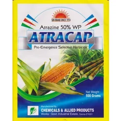 Sun Brand Atracap Atrazine 50% WP Herbicide, 500 Gm, Packaging Type: Packet