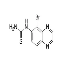 Brimonidine Impurity D,Chemical name: 1-(5-Bromoquinoxalin-6-yl)thiourea