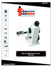 LABMAN Abbe Refractometer, 0-95%