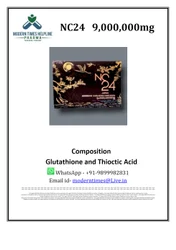 Nc24 Japan 9000,000 Ultra Sense Complex Glutathione Injection, Packaging Size: 7 Sessions, Vial