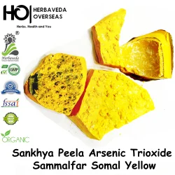 YellowSankhya, Arsenic Trioxide, Sammalfar, Somal Peela Sankhya, >99%, 25Kg