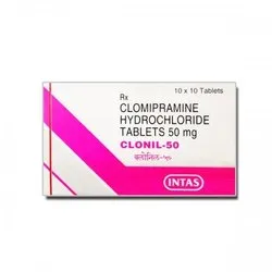 CLONIL Clomipramine Hydrochloride, Intas Pharmaceuticals Ltd, 10x10 Tablets