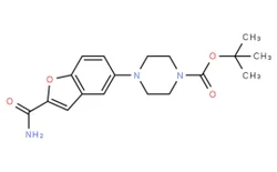 TERT-BUTYL 4-(2-CARBAMOYLBENZOFURAN-5-YL) PIPERAZINE-1-CARBOXYLATE, Analytical Grade