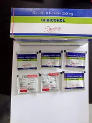 Disulfiram Powder 250mg (Chricohol), For Addiction Control, 1*6