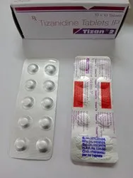 Tizanidine Tizan 2mg Tablets, Sun Pharmaceutical Industries Ltd, Treatment: Muscle Relaxation