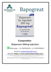 Bapogreat 300mg Injection