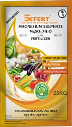 Chemical Grade Packaging Size: 25 Kg Magnesium Sulphate 9.6% Fertilizer, For Agriculture, Target Crops: Vegetables And Fruits