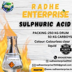 Industrial Grade Sulphuric Acid 98%, For Industrial Application