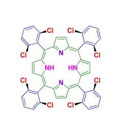 Meso-Tetra(2,6-Dichlorophenyl) Porphine, Other Name: Tetra orthodichloro porphyrine