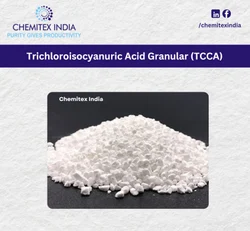 Industrial Grade Tcca 90 Trichloroisocyanuric Acid Granules, 99%, Physical State: Powder