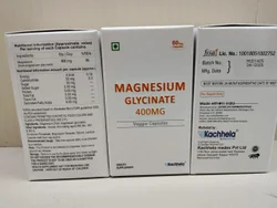 Magnesium glycinate 400 mg capsules, BP