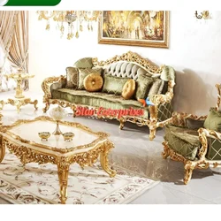 5 Seater Wooden Bangalore Royal Sofa Set, 3+1+1, Fabric