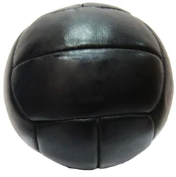Lowin Sports Leather Medicine Ball 12 Panel Black, Weight: 1Kg To 6Kg, For Fitnees