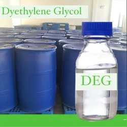 Industrial Grade Liquid Diethylene Glycol Deg, 230 kg Drum, 98%