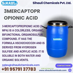 3 Mercaptopropionic Acid Manufacturers, Suppliers, Exporters From Vasai Mumbai India
