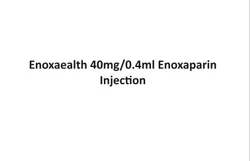 Enoxaealth 40Mg/0.4ml Enoxaparin Injection, 1 X 0.4 ml Pefilled Syringe