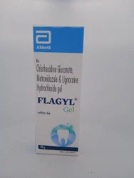 FLAGYL GEL (CHLORHEXIDIN GLUCONATE + METRONIDAZOLE + LIGNOCAINE HYDROCHLORIDE) - 1 TUBE OF 20g