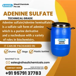 Adenine Sulfate chemicals Manufacturers, Suppliers, Exporters From Vasai Mumbai India