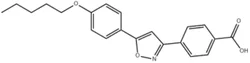 4- (5-(4-(pentyloxy)phenyl)isoxazol-3-yl) benzoic acid, 99%