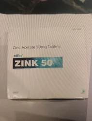 Zinc Acetate 50 Mg, Packaging Type: Box