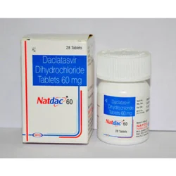 Natdac 60 mg Tablets, 1 x 28, Packaging Type: Plastic Bottle