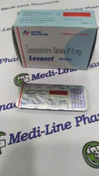 cetrizine LEVOCETIRIZINE 5MG TABLET, Packaging Size: Box Of 10 Strip, Dose: As Directed By Doctor