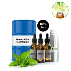 Organic Lemon Balm Essential Oil, For Pharma, 100% Pure