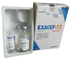 5ml-10ml Allopathic Ceftriaxone Tazobactam Injections, Packaging Type: Glass Bottle, Packaging Size: 1.125mg